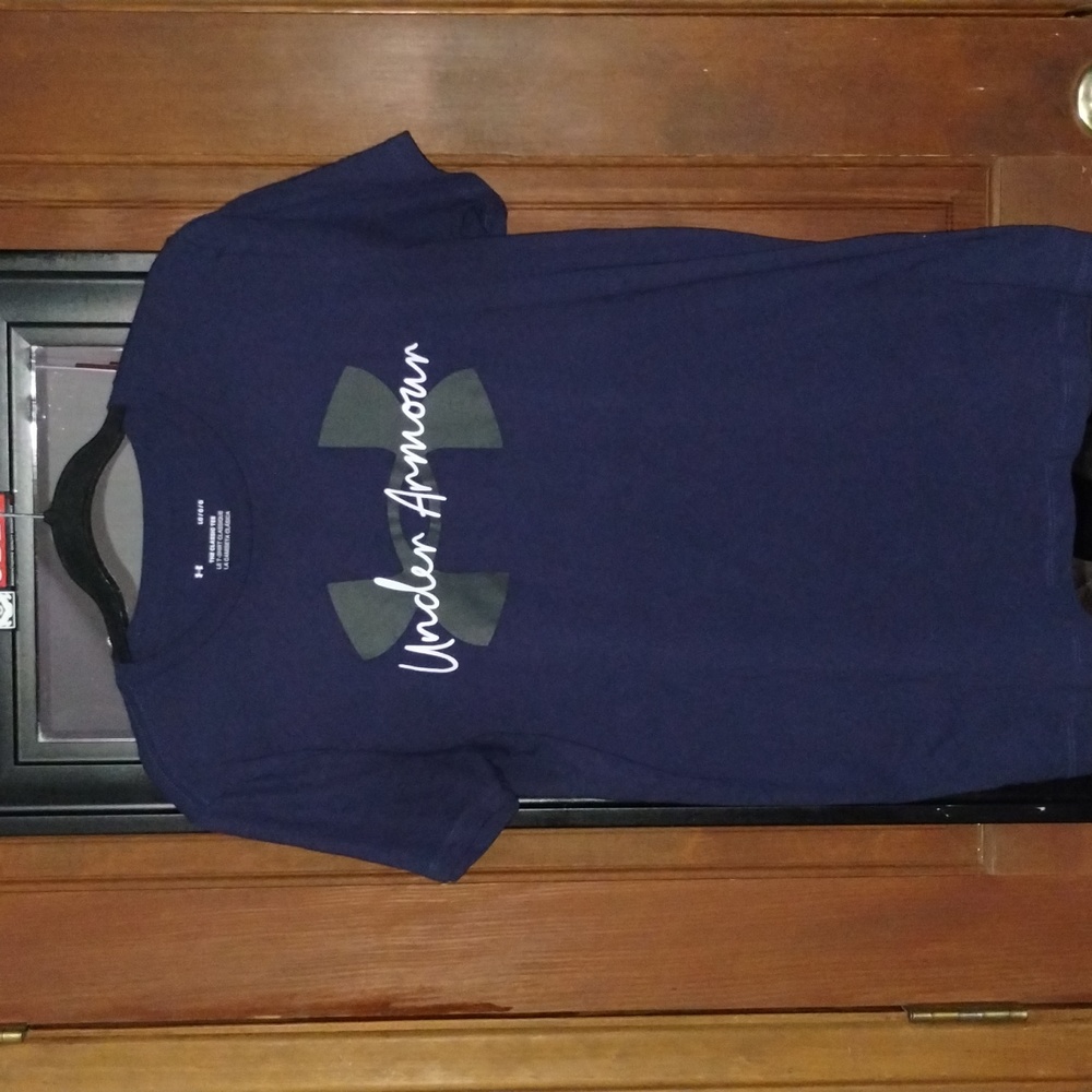 Women's Navy blue UA Tee Lrg.